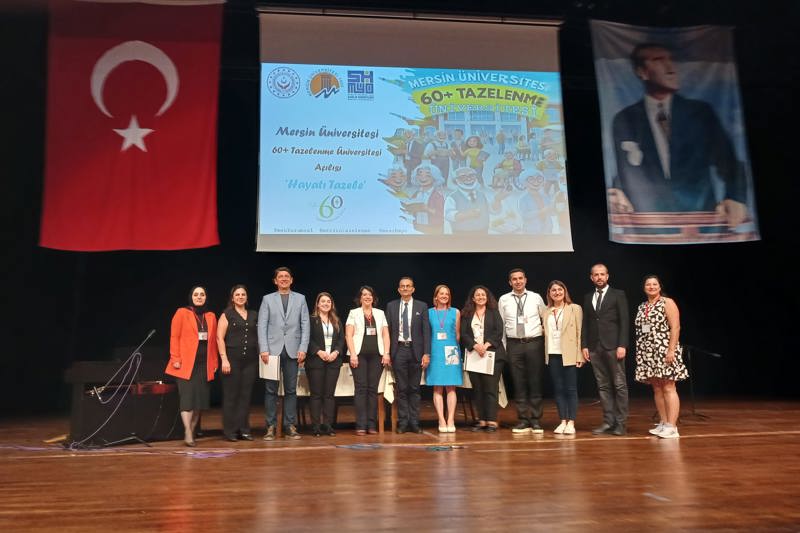 ÖĞRENCİLERİMİZLE MERSİN ÜNİVERİTESİ 60+ TAZELENME KAMPÜS AÇILIŞINDA