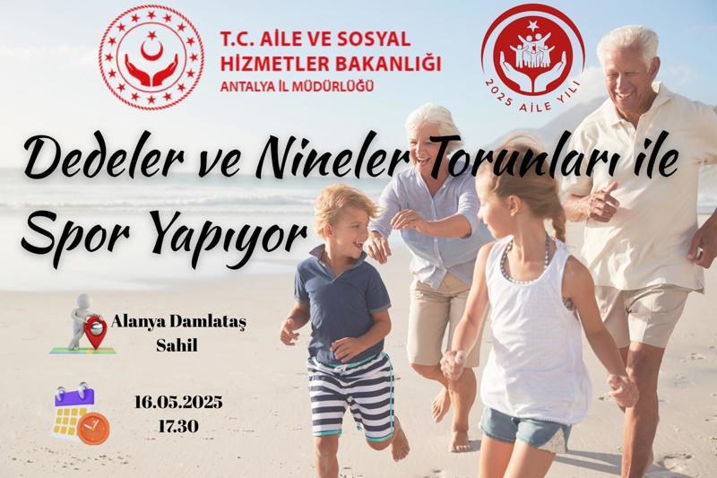 DEDELER-NİNELER TORUNLARIYLA SPORDA 