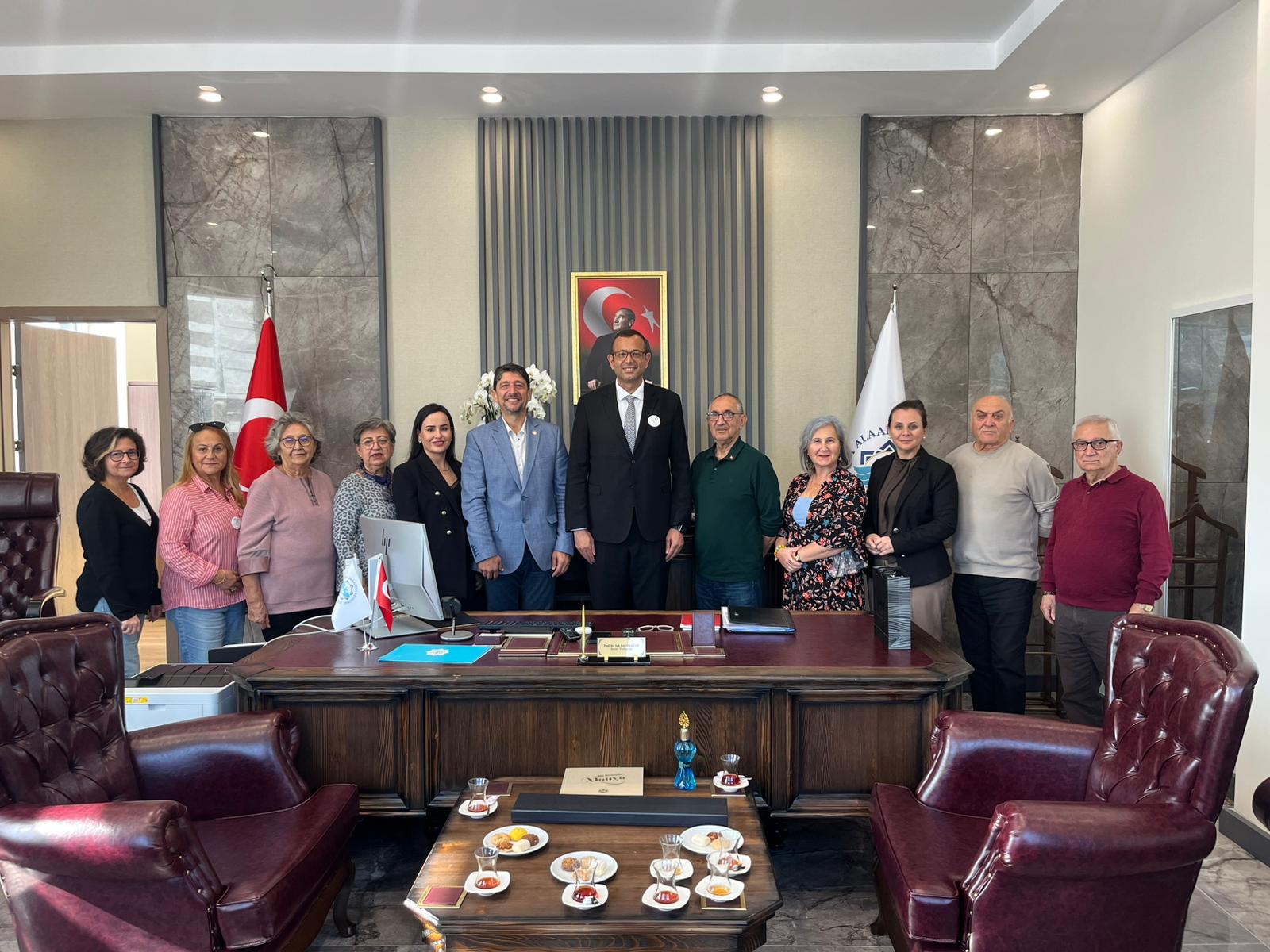 ALKÜ REKTÖR YARDIMCISI PROF. DR. IŞIK BAYRAKTAR'A ZİYARET