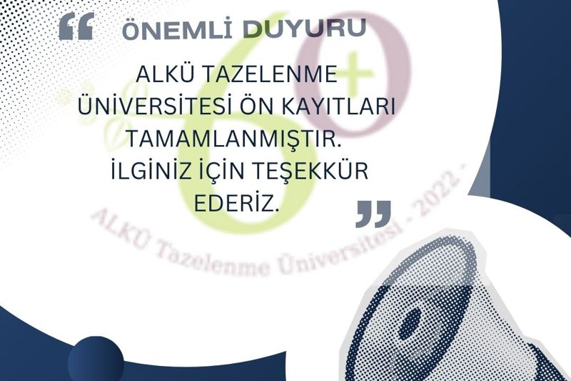 ÖN KAYITLAR TAMAMLANDI!